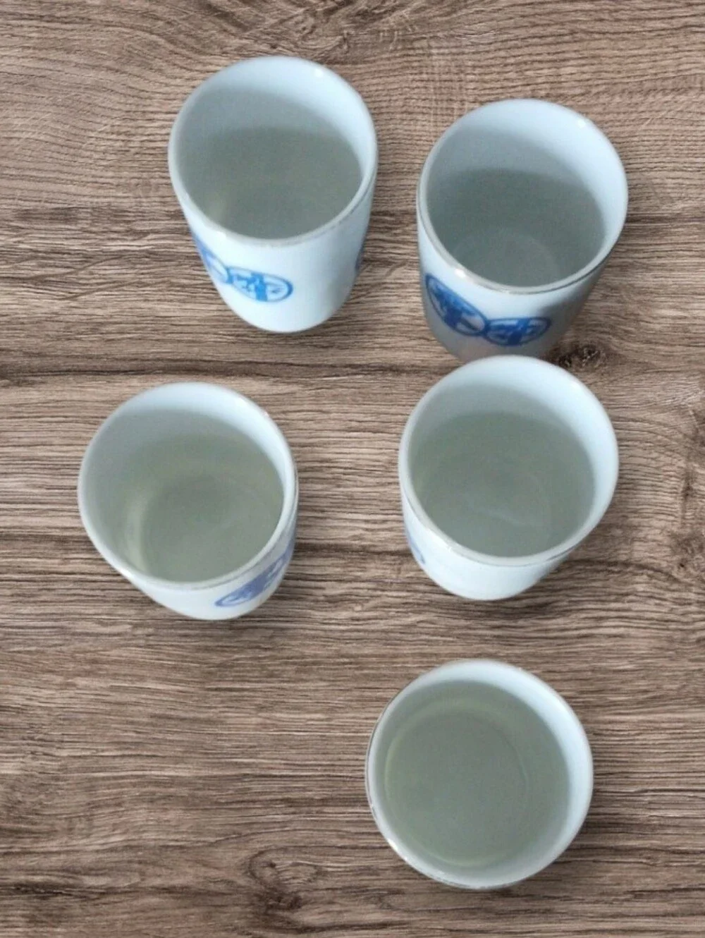 Sho Chiku Bai Ceramic Sake Cups | 5ct